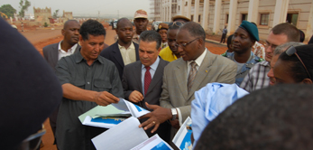 Le 21 avril 2010, le Premier ministre Modibo Sidibé a visité le chantier de la Cité Administrative.