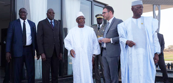 Le 10 janvier 2017, le Président IBK a visité le chantier du nouveau pavillon VIP de l’aéroport international Président Modibo Keïta de Sénou.